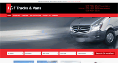 Desktop Screenshot of jandfvans.com